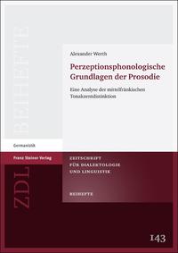 Vorderes Coverbild Perzeptionsphonologische Grundlagen der Prosodie