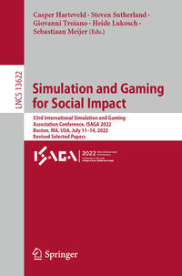 Vorderes Coverbild Simulation and Gaming for Social Impact