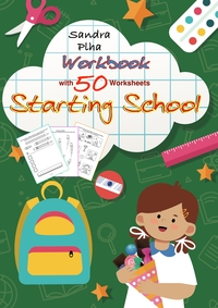 Vorderes Coverbild Workbook Starting School with 50 Worksheets