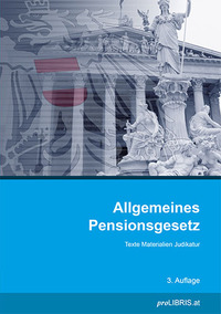 Vorderes Coverbild Allgemeines Pensionsgesetz