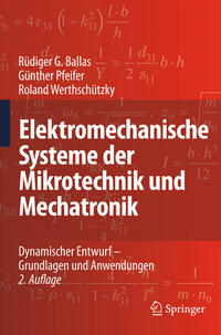 Vorderes Coverbild Elektromechanische Systeme der Mikrotechnik und Mechatronik