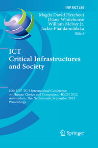 Vorderes Coverbild ICT Critical Infrastructures and Society