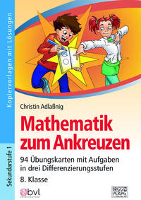 Vorderes Coverbild Mathematik zum Ankreuzen 8. Klasse