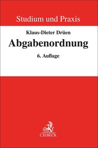 Vorderes Coverbild Studium und Praxis / Abgabenordnung