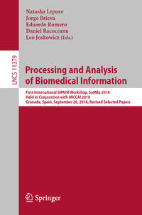 Vorderes Coverbild Processing and Analysis of Biomedical Information