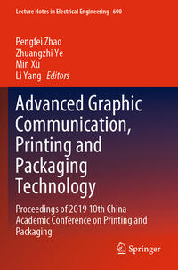 Vorderes Coverbild Advanced Graphic Communication, Printing and Packaging Technology