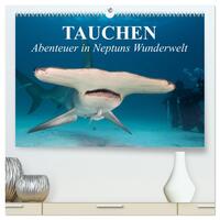 Vorderes Coverbild Tauchen - Abenteuer in Neptuns Wunderwelt (hochwertiger Premium Wandkalender 2025 DIN A2 quer), Kunstdruck in Hochglanz