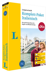 Vorderes Coverbild Langenscheidt Komplett-Paket Italienisch