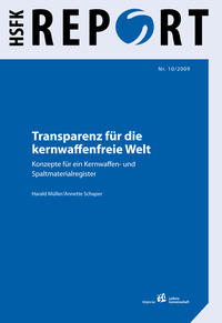 Vorderes Coverbild Transparenz für die kernwaffenfreie Welt