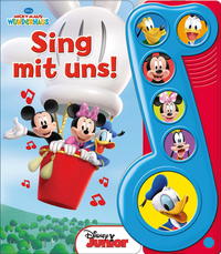 Vorderes Coverbild Disney Micky Maus Wunderhaus - Sing mit uns! - Liederbuch mit Sound - Pappbilderbuch mit 6 Melodien