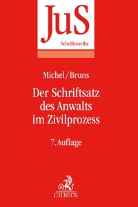 Vorderes Coverbild Der Schriftsatz des Anwalts im Zivilprozess