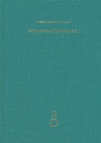Vorderes Coverbild Konsonantenwandel