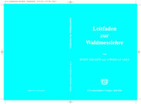 Vorderes Coverbild Leitfaden zur Waldmesslehre