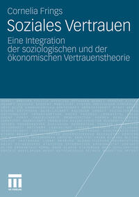 Vorderes Coverbild Soziales Vertrauen
