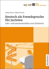 Vorderes Coverbild Deutsch als Fremdsprache für Juristen
