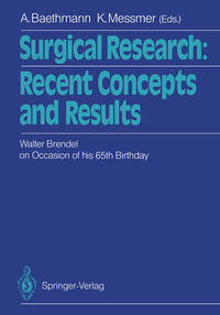 Vorderes Coverbild Surgical Research: Recent Concepts and Results