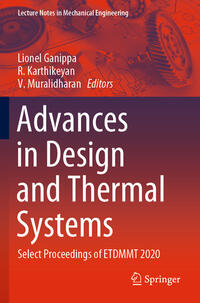 Vorderes Coverbild Advances in Design and Thermal Systems