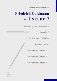 Vorderes Coverbild Friedrich Goldmann – Unruhe 7