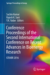 Vorderes Coverbild Conference Proceedings of the Second International Conference on Recent Advances in Bioenergy Research