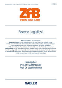 Vorderes Coverbild Reverse Logistics I