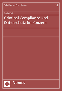 Vorderes Coverbild Criminal Compliance und Datenschutz im Konzern