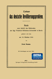 Vorderes Coverbild Ueber das deutsche Bevölkerungsproblem
