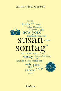 Vorderes Coverbild Susan Sontag. 100 Seiten