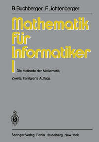 Vorderes Coverbild Mathematik für Informatiker I