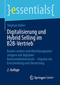 Vorderes Coverbild Digitalisierung und Hybrid Selling im B2B-Vertrieb