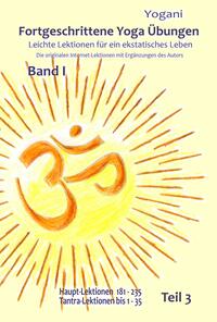 Vorderes Coverbild Fortgeschrittene Yoga Übungen - Band I - Teil 3