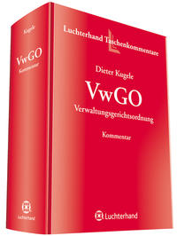 Vorderes Coverbild VwGO - Verwaltungsgerichtsordnung