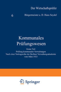 Vorderes Coverbild Kommunales Prüfungswesen
