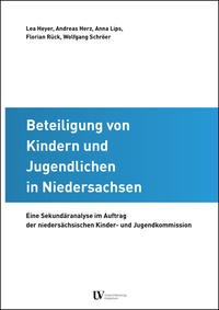 Vorderes Coverbild Beteiligung von Kindern und Jugendlichen in Niedersachsen