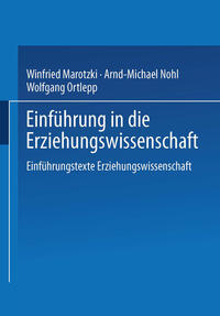 Vorderes Coverbild Einführung in die Erziehungswissenschaft