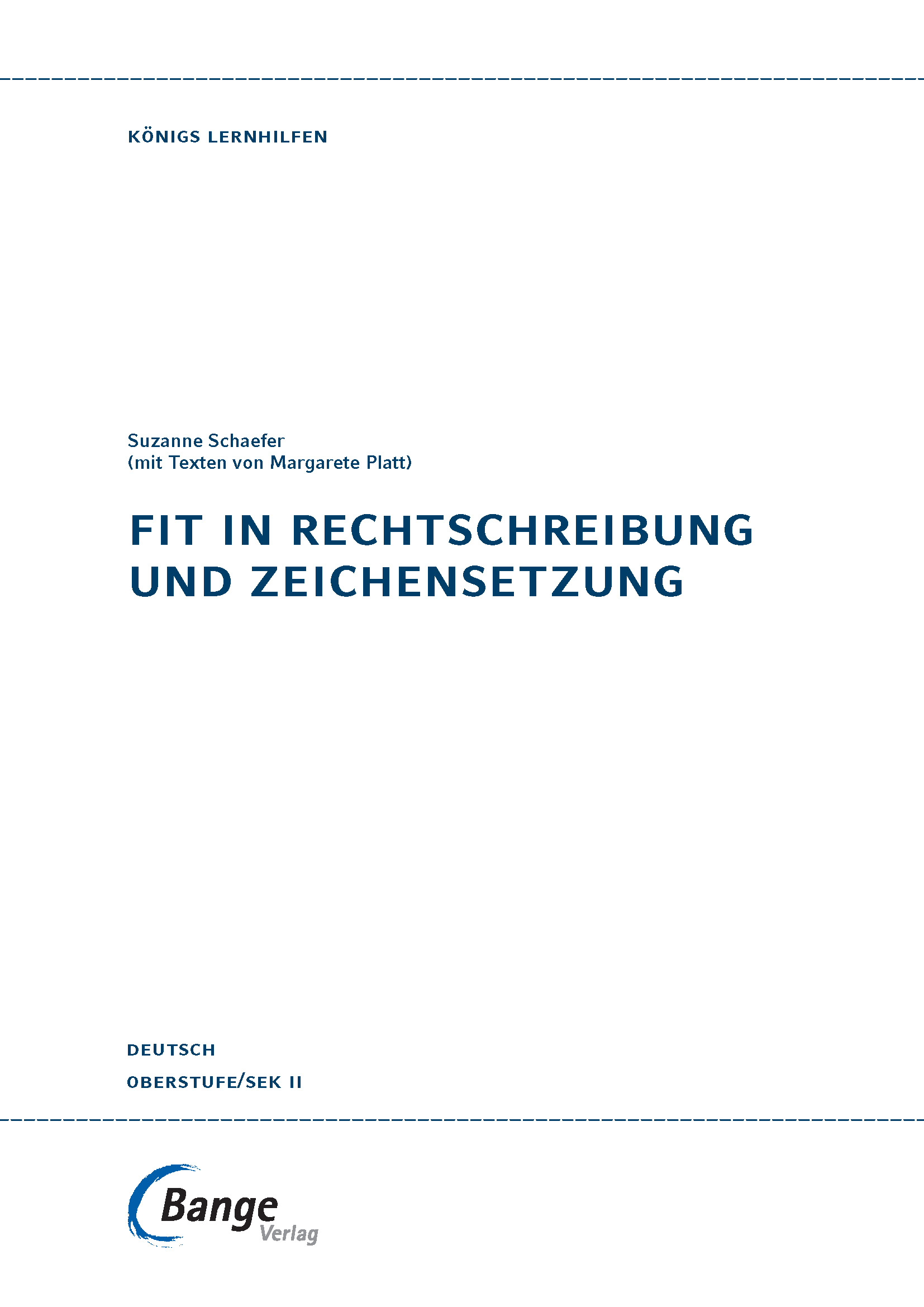 Beispielinhalt (Bild) Fit in Rechtschreibung und Zeichensetzung