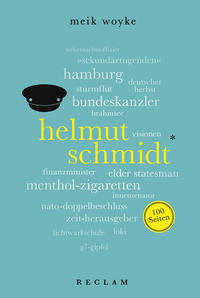 Vorderes Coverbild Helmut Schmidt. 100 Seiten