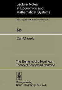 Vorderes Coverbild The Elements of a Nonlinear Theory of Economic Dynamics