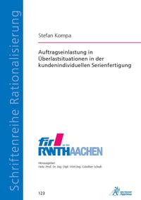Vorderes Coverbild Auftragseinlastung in Überlastsituationen in der kundenindividuellen Serienfertigung