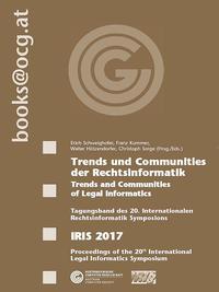 Vorderes Coverbild Trends und Communities der Rechtsinformatik