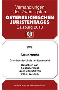 Vorderes Coverbild Steuerrecht Grundrechteschutz im Steuerrecht