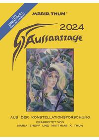 Vorderes Coverbild Aussaattage 2024 Maria Thun Wandkalender