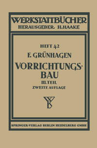 Vorderes Coverbild Der Vorrichtungsbau