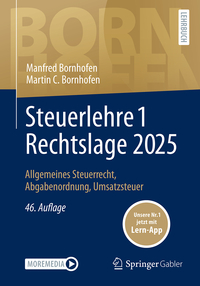 Vorderes Coverbild Steuerlehre 1 Rechtslage 2025