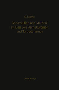 Vorderes Coverbild Konstruktion und Material im Bau von Dampfturbinen und Turbodynamos
