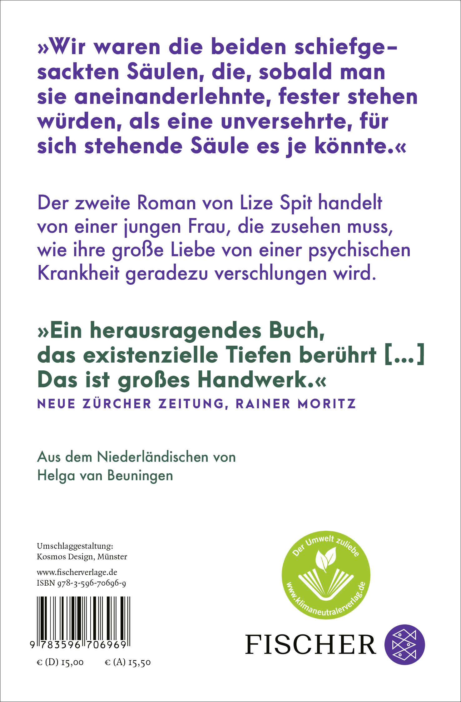Rückseitencover Ich bin nicht da