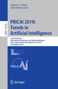 Vorderes Coverbild PRICAI 2019: Trends in Artificial Intelligence