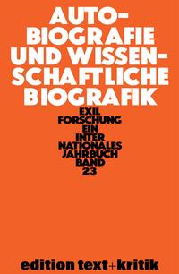 Vorderes Coverbild Autobiografie und Wissenschaftliche Biografik