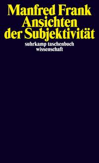 Vorderes Coverbild Ansichten der Subjektivität
