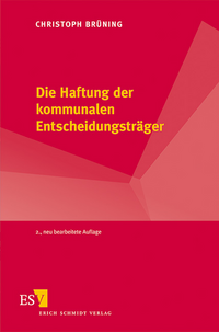 Vorderes Coverbild Die Haftung der kommunalen Entscheidungsträger