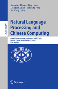 Vorderes Coverbild Natural Language Processing and Chinese Computing